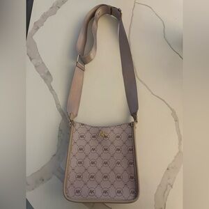 Anne Klein Purse with Thick Strap Like New Tan